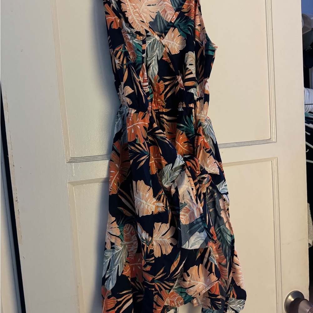 NWT Cupshe tropical wrap mini dress - Picture 4 of 4